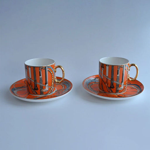 Bone  Coffee Cup And Saucer Suit