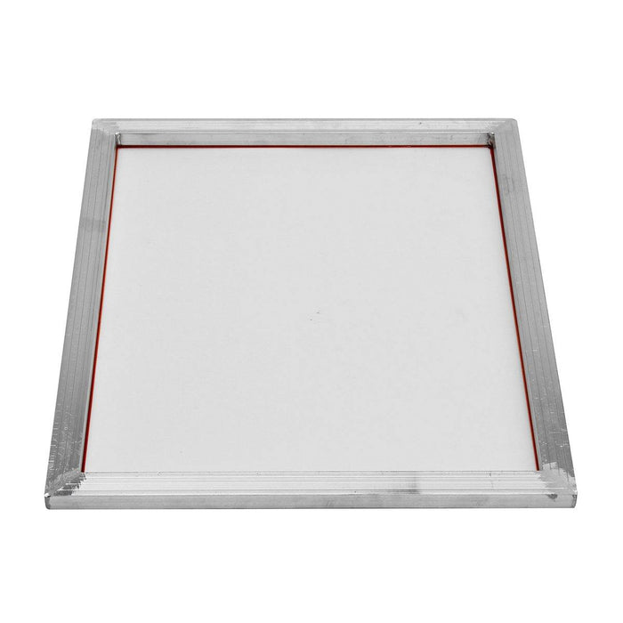 160 Mesh Silk Screen Printing Screen With Aluminum Frame White Polyester