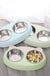 Dog Bowls Double Dog Water And Food Bowls Stainless Steel Bowls With Non-Slip Resin Station, Pet Feeder Bowls For Puppy Medium Dogs Cats