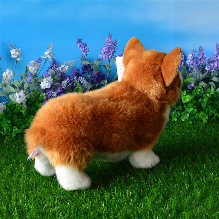 Corgi Action Dog Plush Toy Cute Corgi Simulation Animal