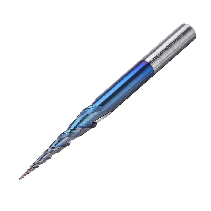 Drillpro NACO-blue 2 Flutes Ball Nose End Mill R0.25/ R0.5/ R0.75/ R1.0 *15*D4*50 Milling Cutter