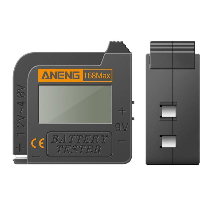 ANENG 168Max Digital Lithium Battery Capacity Tester Universal Test Checkered Load Analyzer Display Check AAA AA Button Cell