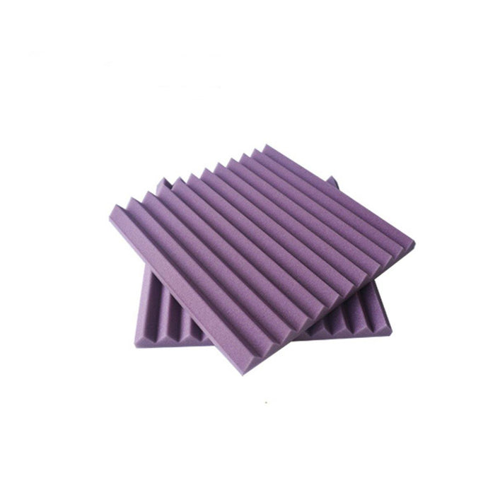 6PCS Acoustic Foam Panel Sound Stop Absorption Sponge Studio KTV Home 25x25x3cm