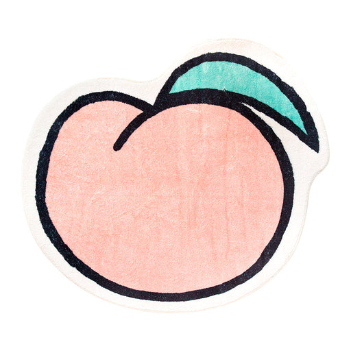 Cute Pink Peach Bath Mat