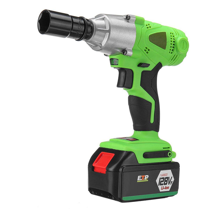 98VF/128VF/168VF/188VF Adjustable Cordless Brushless Electric Impact Wrench Screwdriver Drill LED Light With 1 Battery 1 Charger