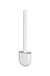 Wall Mounted Toilet Brush Silicone Flat Brush Head Toilet Brush Cleaner Brush Set Toilet Cleaning Brush Bathroom