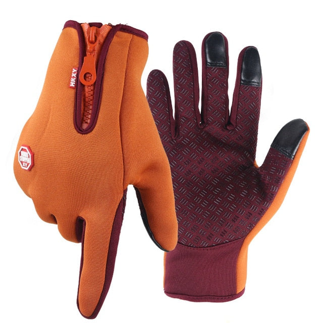 Unisex Touchscreen Thermal Full Finger Gloves - Okeihouse