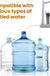 Added Extension Tupe Water Dispenser Automatic Water Bottle Desktop Rechargeable Water Dispenser with Stand