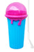 500ml Large Capacity Slushy Cup Summer Squeeze Homemade Juice Water Bottle Quick-Frozen Smoothie Sand Cup Pinch Fast Cooling Magic Ice Cream Slushy Maker Beker Kitchen Gadgets