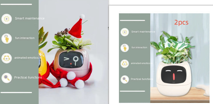 Facial Expression Control Intelligent Flower Pot