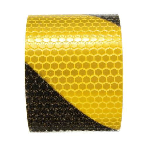 3M Yellow Black Night Safety Reflective Tape Warning Conspicuity Tape Film Sticker