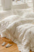 All Cotton Washed Bed Four-piece Ruffled Quilt Cover