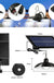 Single Dual Heads Solar Pendant Lights Remote Control Indoor Outdoor Shed Lamp Led Hanging for Storage Room Yard Porch Garden