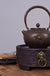 Cast Iron Embroidered Teapot Boiling Water