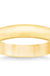 14K Solid Gold 4mm Unisex Wedding Band - Okeihouse