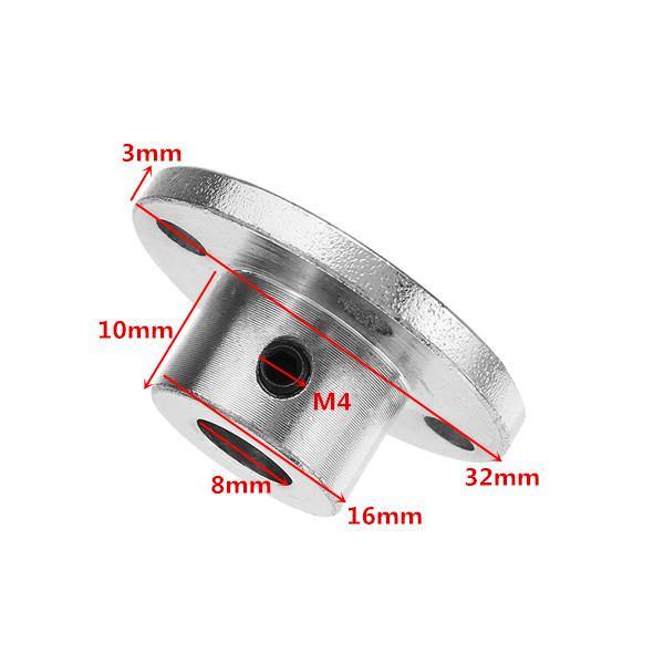 8mm Flange Coupling Steel Rigid Flange Coupling Motor Guide Shaft Axis Bearing Fitting