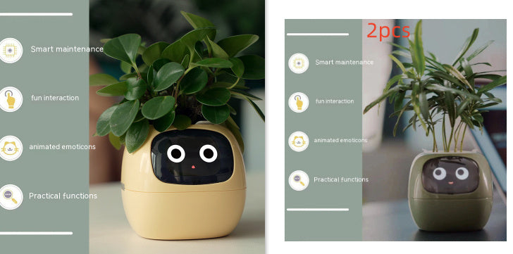 Facial Expression Control Intelligent Flower Pot