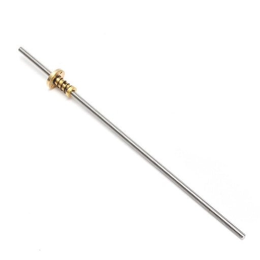 Machifit T8 400mm Lead Screw 8mm Lead with Anti-Backlash Nut CNC Parts