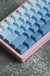 Fog Blue Front Side Carving Light Transmission Mechanical Keyboard Keycaps