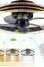 Ceiling Fan Home Integrated Invisible Ceiling Fan Light