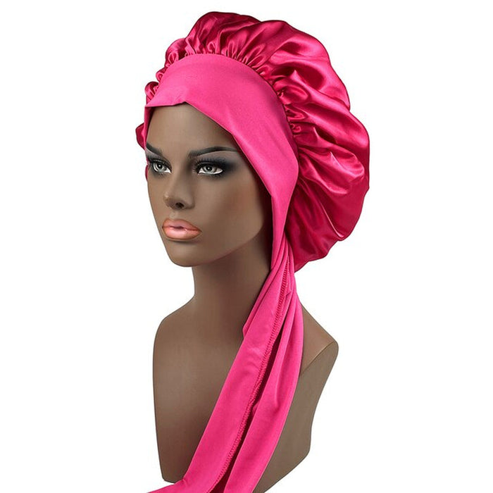 Extra Large Satin Bonnet Women Big Size Silk Bonnet Sleep Night Cap Bonnet Hat Bonnet Satin Cheveux Nuit Bonnets for Women