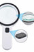 30X 12LED Lights High Magnification Magnifying Glass Double Lens Upgraded Magnifier Lamp Magnifying Glass