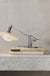 Adjustable Glass Desk Lamp At The Bedside