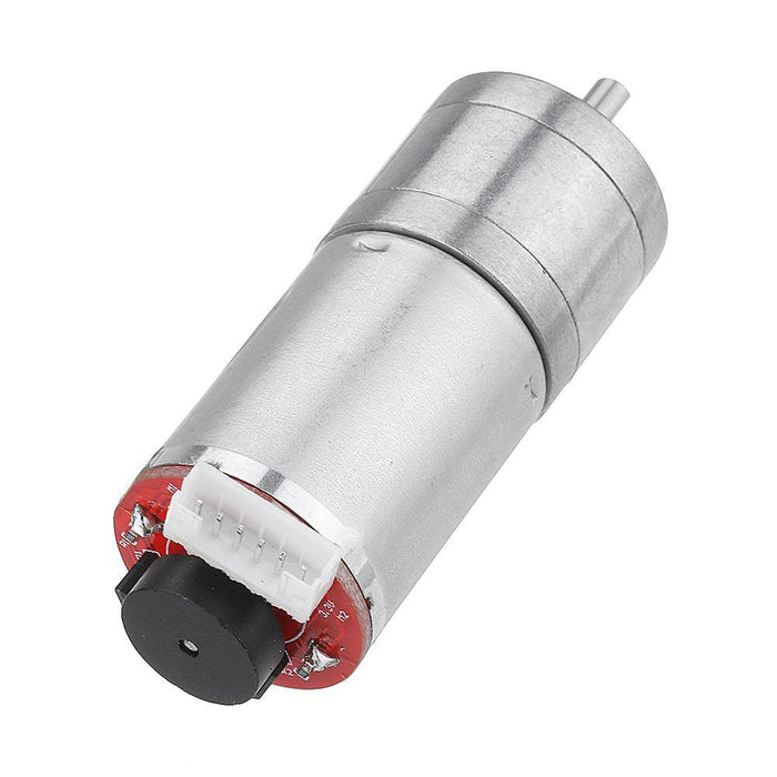 Machifit 25GA370 DC 12V Micro Gear Reduction Motor with Encoder Speed Dial Reducer