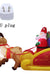 Christmas Inflatable Inflatable Garden Decoration Elk Sleigh