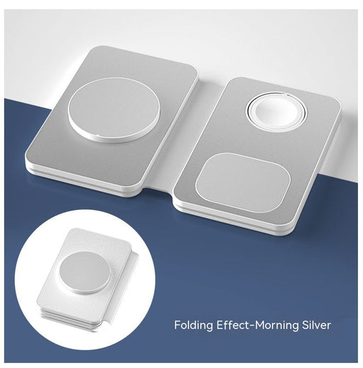 Aluminum Alloy Folding Wireless Charger Three-in-one