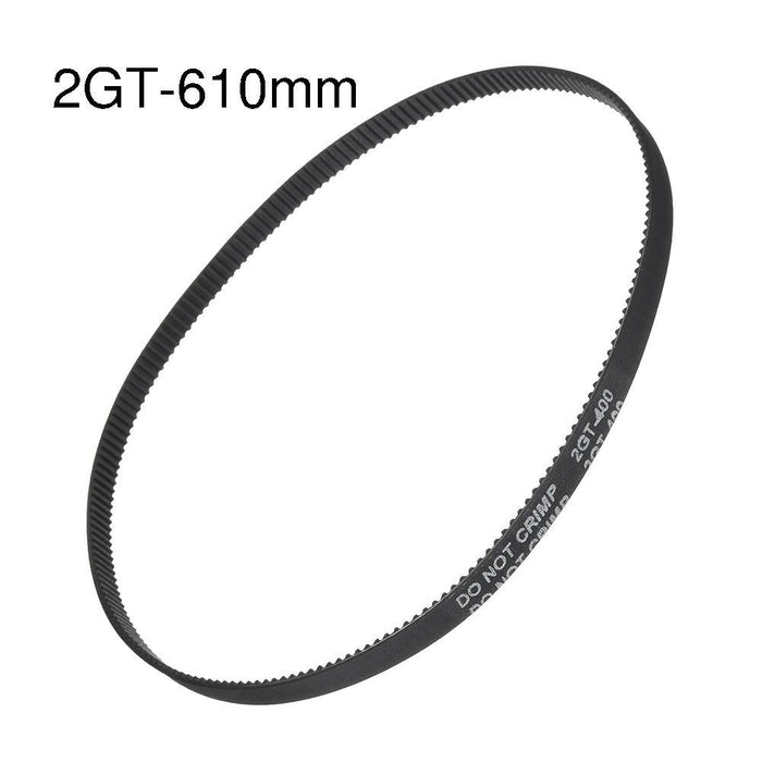 Machifit GT2 6mm Closed Loop Timing Belt Non-slip Version 2GT 110/112/122/158/200/280/300/320/400/610/852/1220mm Rubber Synchronous Belt