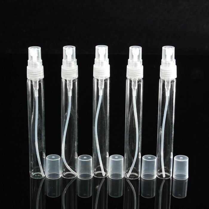 5pcs Atomizer Pump Glass Spray Bottle Perfume Bottle Empty Bottle 2/3/5/10ml