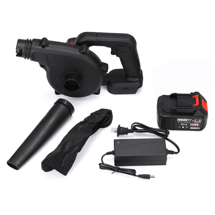 128VF 19800mAh 220V Electric Cordless Blower Stepless Speed Change Lithium Battery Sucking Dual-use Dust Computer cleaner Electric Turbo Fan