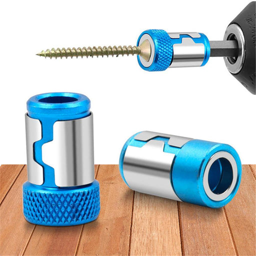 Drillpro Universal Magnetic Ring 6.35mm Screwdriver Bit Magnetic Ring Alloy Strong Magnetizer Screws Drill Bit