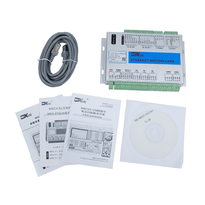 MK3-ET MK4-ET MK6-ET MACH3 Ethernet Port Motion Control Card Interface Board 3/4/6 Axis Motion Controller for CNC Lathe Engraver