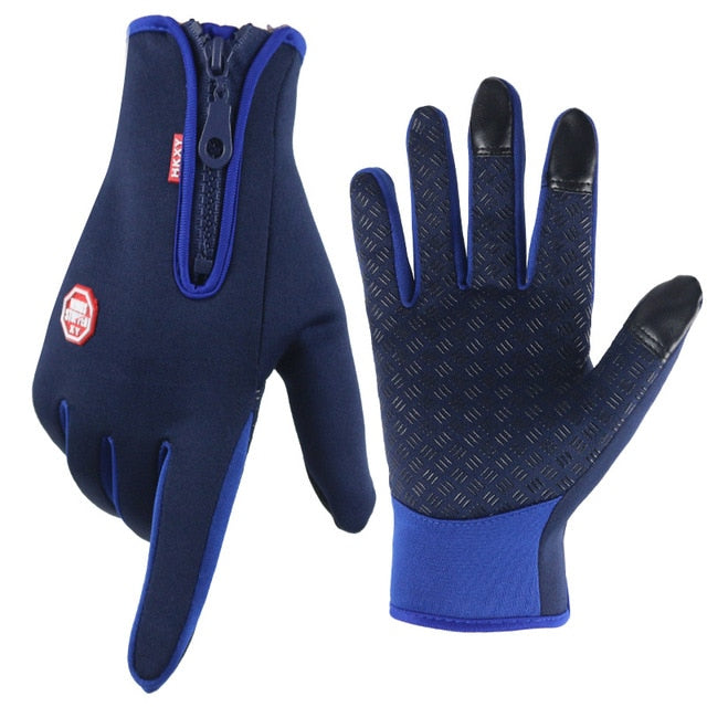 Unisex Touchscreen Thermal Full Finger Gloves - Okeihouse