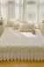 Cotton Lace Embroidery Quilted Bed Cover Series Three-piece Set