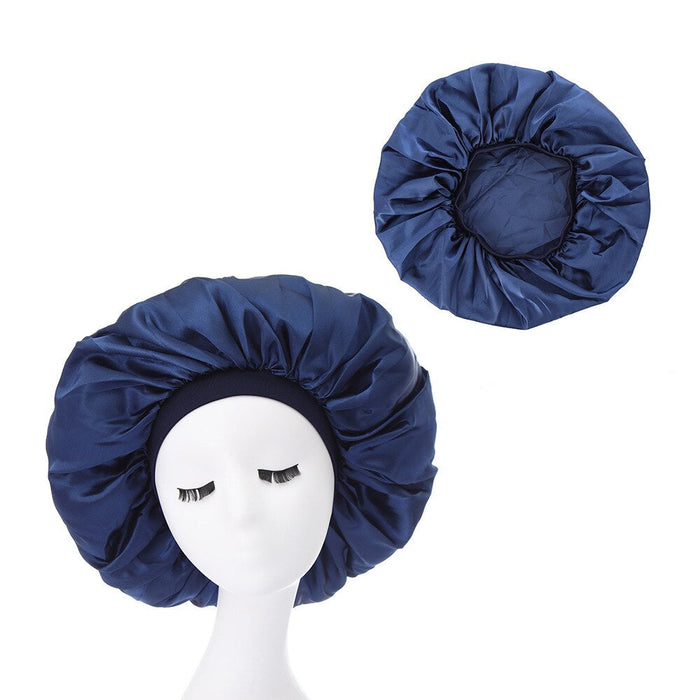 Extra Large Satin Bonnet Women Big Size Silk Bonnet Sleep Night Cap Bonnet Hat Bonnet Satin Cheveux Nuit Bonnets for Women