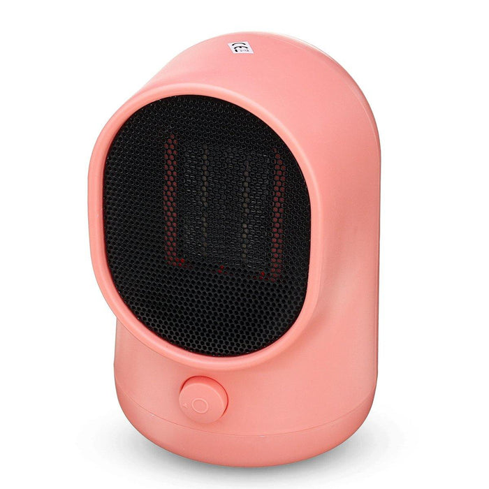 500W Portable Electric Space Heater Desktop Heating Fan Handy Air Warmer Home Office