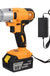 12000mAh 320Nm Electric Powerful Cordless Impact Wrench LED Light Torque Drill Machine