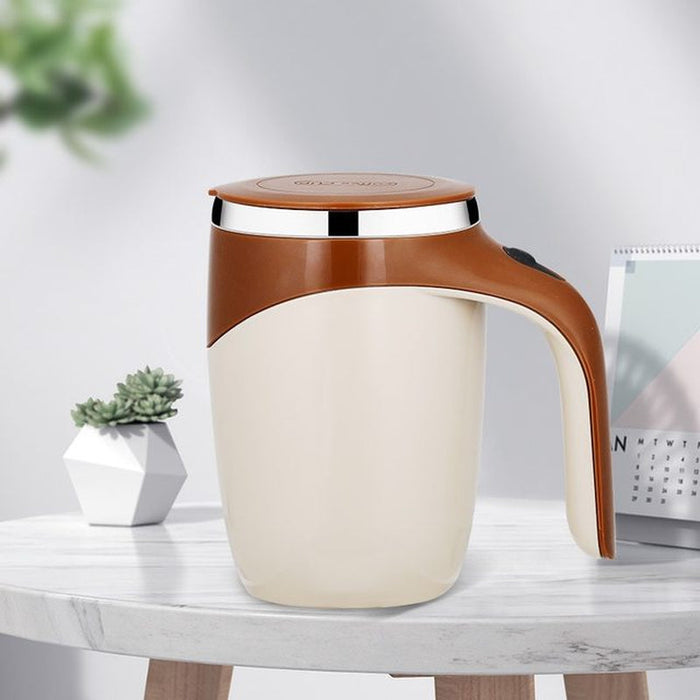 Automatic Stirring Magnetic Mug Rechargeable Model Stirring Coffee Cup Electric Stirring Cup Lazy Milkshake Rotating Cup