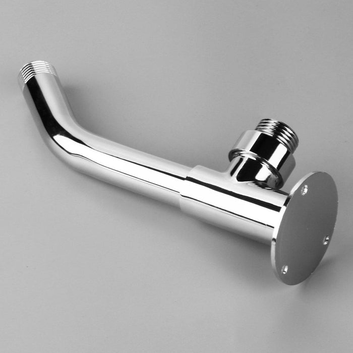 13.2cm Wall Mounted Shower Extension Arm Pipe Bottom Entry for Rain Shower Head