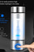 Rechargeable Portable Glass Hydrogen Water Bottle with Advanced Hydrogen Water Generation Technology