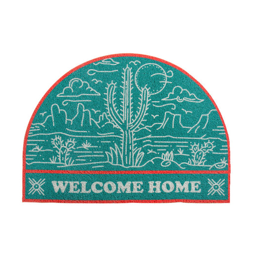 Desert Oasis Semicircle Door Mat