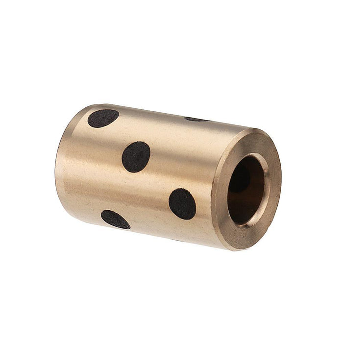 Machifit LM/8/10/12/16UU Linear Bearing Oil Free Bushing Round Graphite Copper Sleeve Slide Bearing