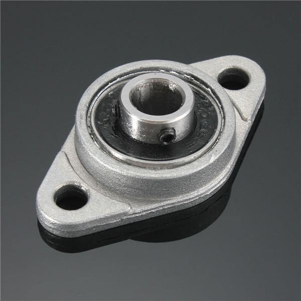 Machifit 8/10/12/15/17mm Bore Diameter Zinc Alloy Pillow Block Flange Linear Bearing KFL Series CNC