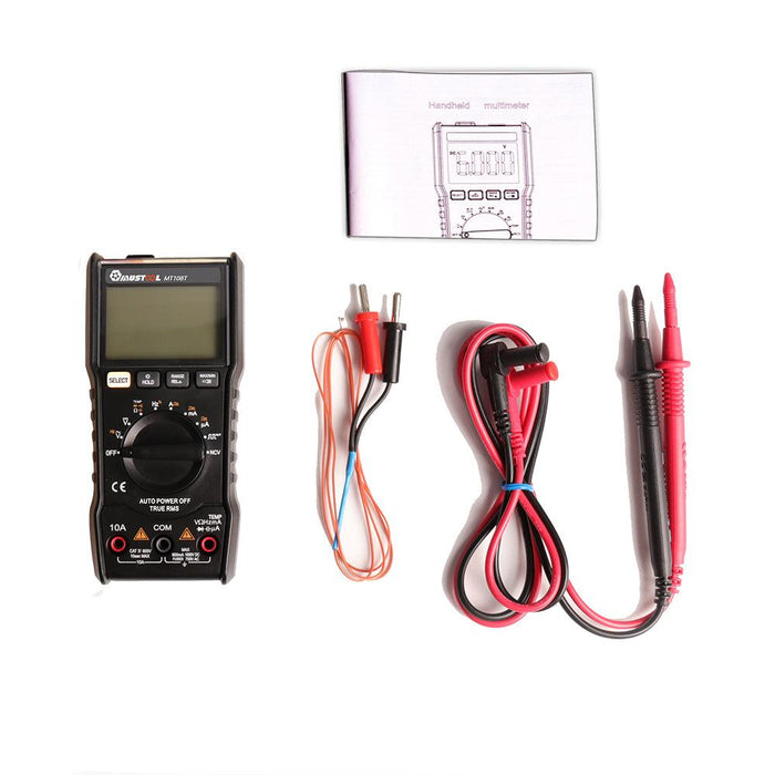 MUSTOOL MT108T Square Wave Output True RMS NCV Temperature Tester Digital Multimeter 6000 Counts Backlight