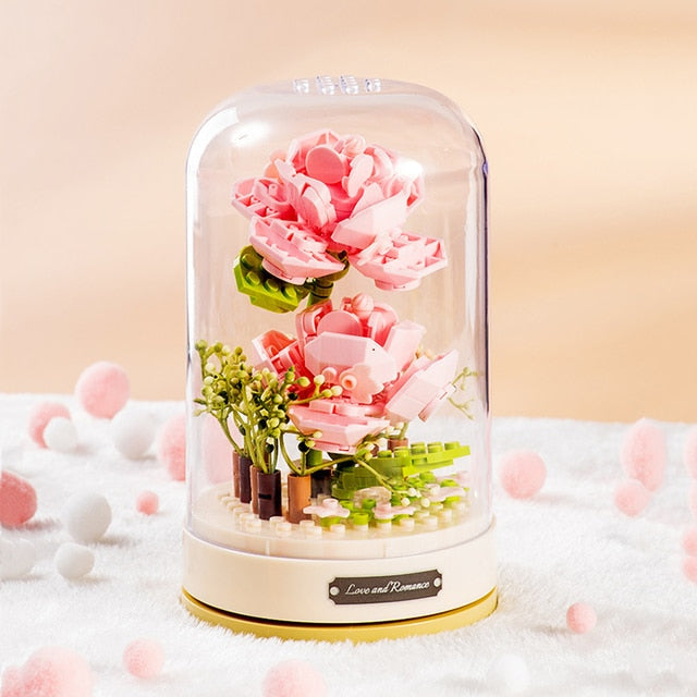 Building Block Flower Music Box - Okeihouse