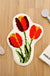 Feblilac Tulip Runner Tufted Bath Mat