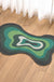 Feblilac Green Dizzy PVC Coil Door Mat